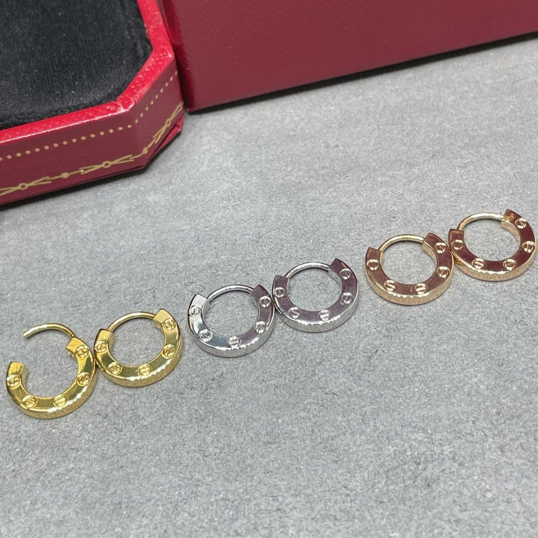 [Amore Jewelry]LOVE MINI EARRINGS