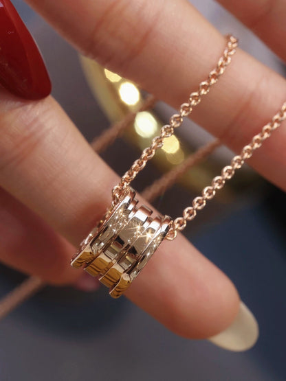 [Amore Jewelry]ZERO 1 PINK GOLD NECKLACE