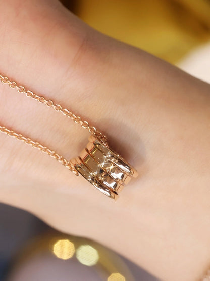 [Amore Jewelry]ZERO 1 PINK GOLD NECKLACE