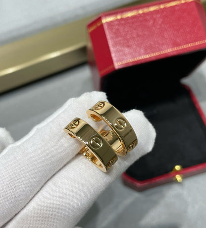 [Amore Jewelry]LOVE 5.5MM EARRINGS