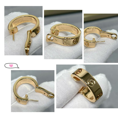 [Amore Jewelry]LOVE 5.5MM EARRINGS