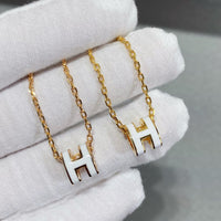 [Amore Jewelry]MINI POP H NECKLACE