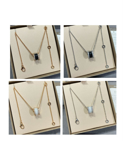 [Amore Jewelry]ZERO 1 DIAMOND CERAMIC NECKLACE