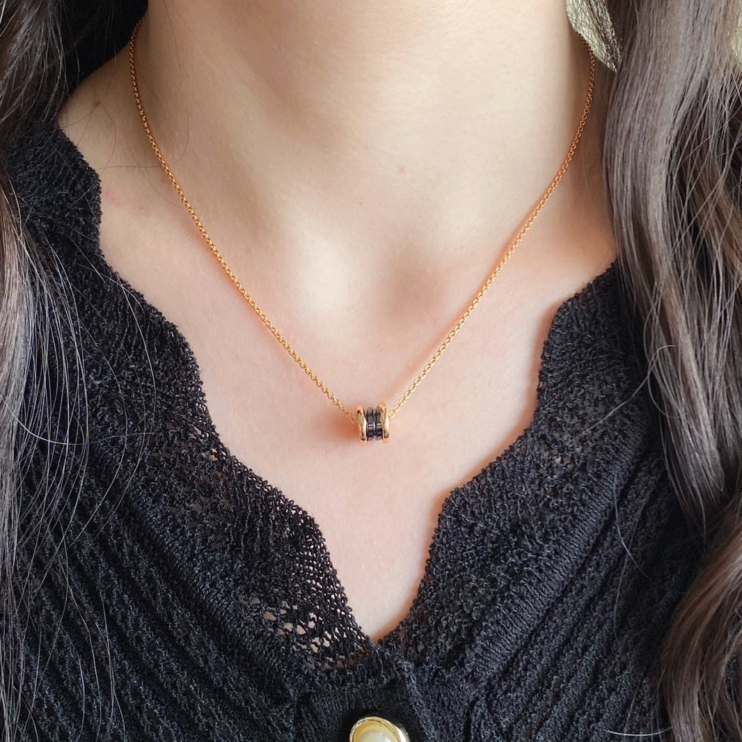 [Amore Jewelry]ZERO 1 CERAMIC MINI NECKLACE