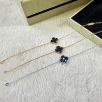 [Amore Jewelry]CLOVER 1 MOTIF PIETERSITE BRACELET