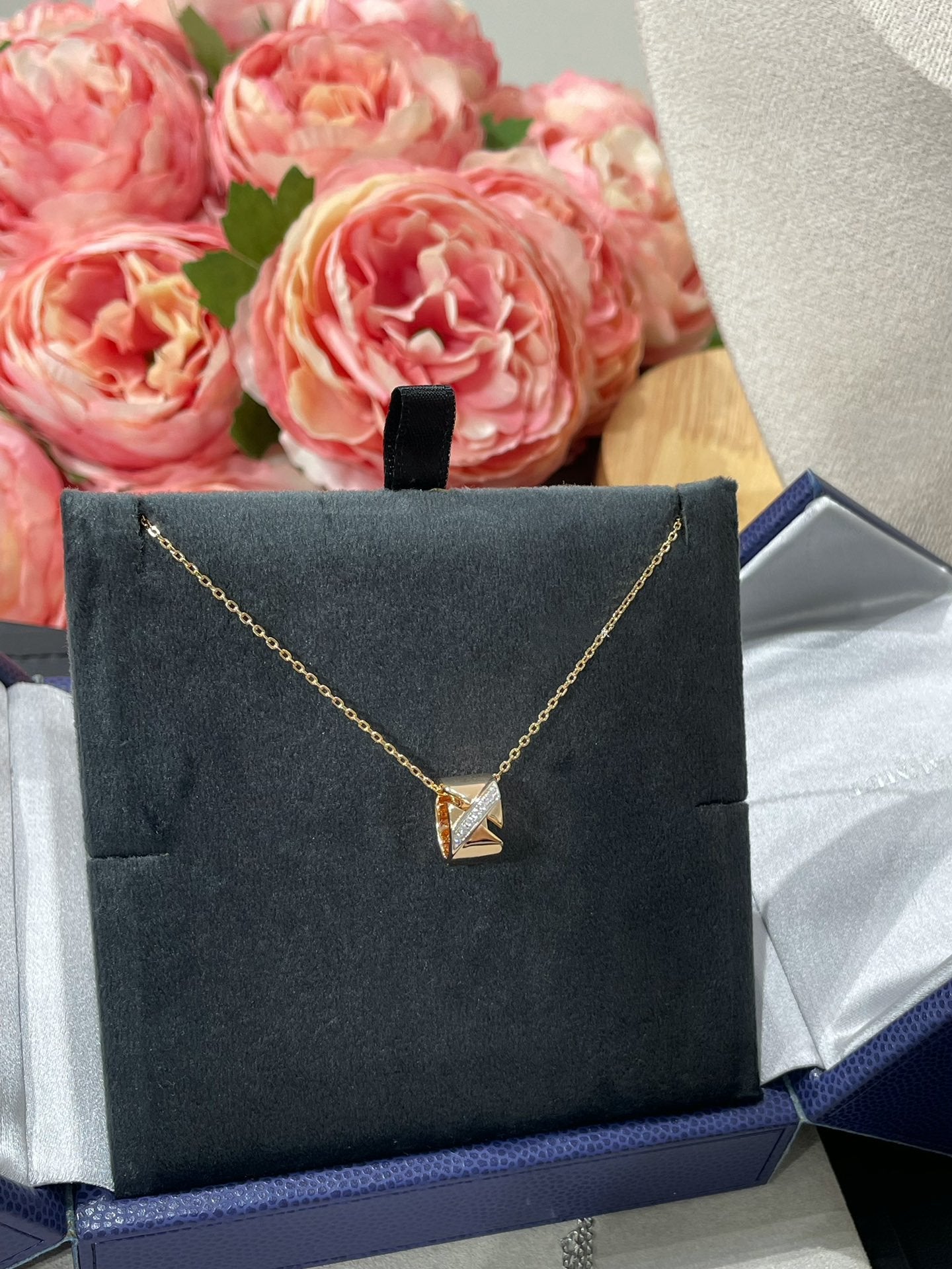 [Amore Jewelry]LIENS EVIDENCE DIAMOND NECKLACE