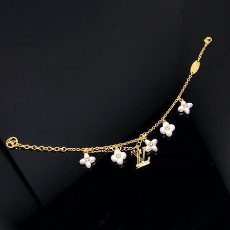 [Amore Jewelry]LOGO 6 MOTIF STAR AND SUN GOLD BRACELET