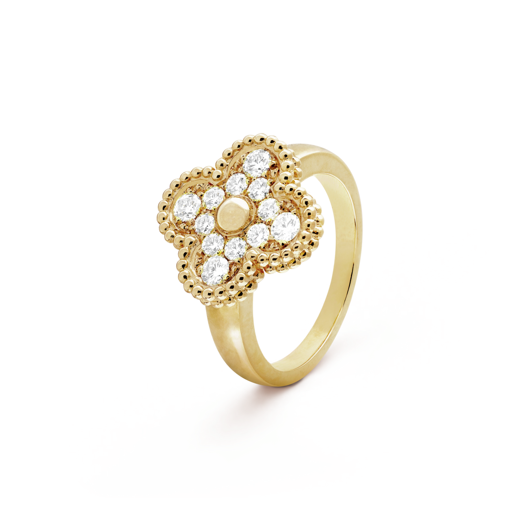 [Amore Jewelry]CLOVER DIAMOND RING