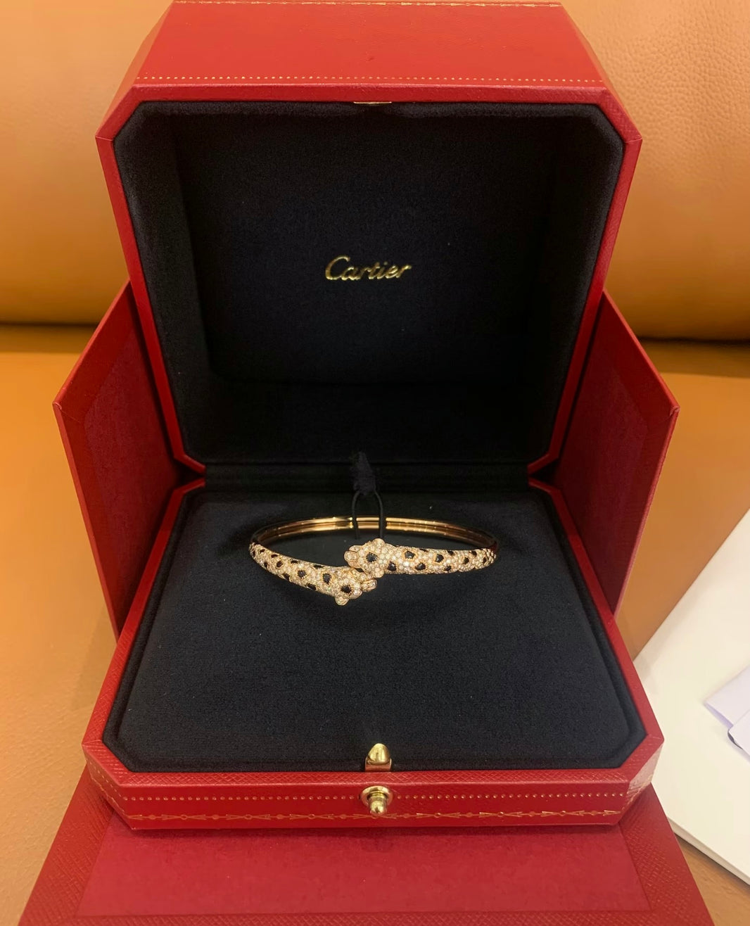 [Amore Jewelry]Cheetah Collection Large Diamond Bracelet