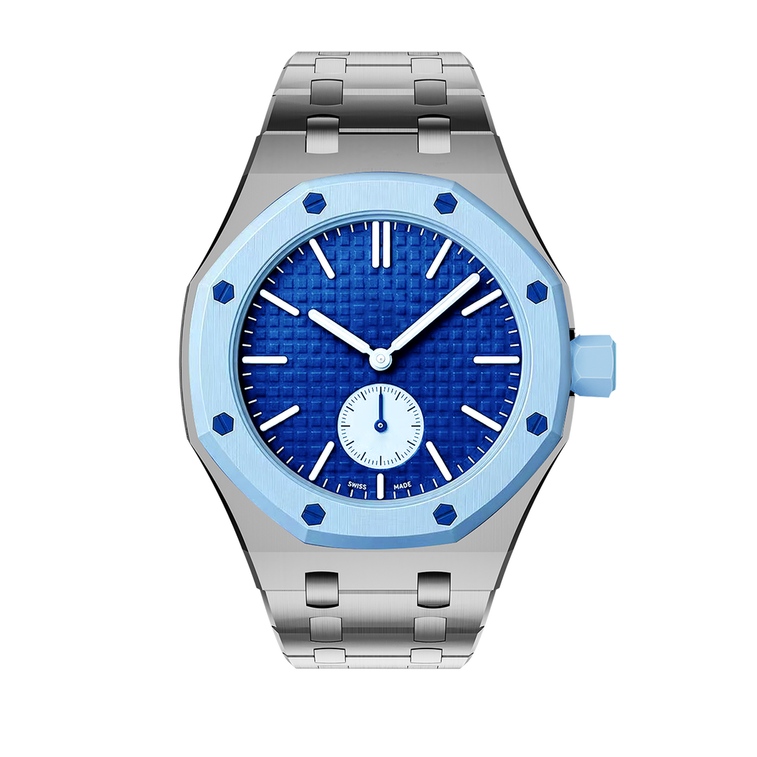 Oak Pop Exclusive Silver Steel Strap