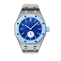 Oak Pop Exclusive Silver Steel Strap