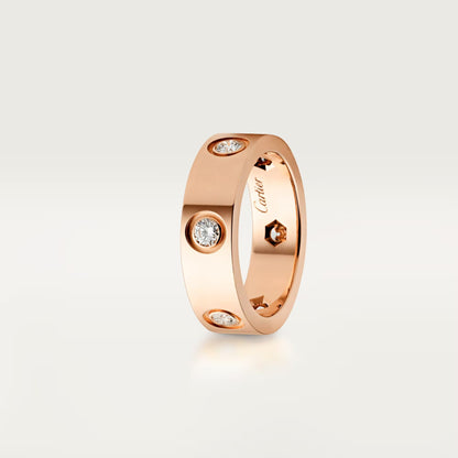 [Amore Jewelry]LOVE 5.5MM 6 DIAMOND RING