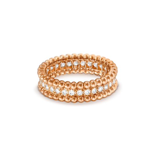 [Amore Jewelry]PERLEE DIAMOND ROSE GOLD RING