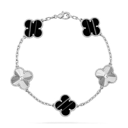 [Amore Jewelry] CLOVER 5 MOTIF PULSAR STONE BRACELET COLLECTION