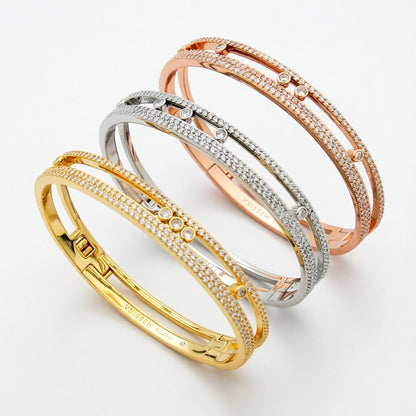 [Amore Jewelry]Move Romane pavé bangle