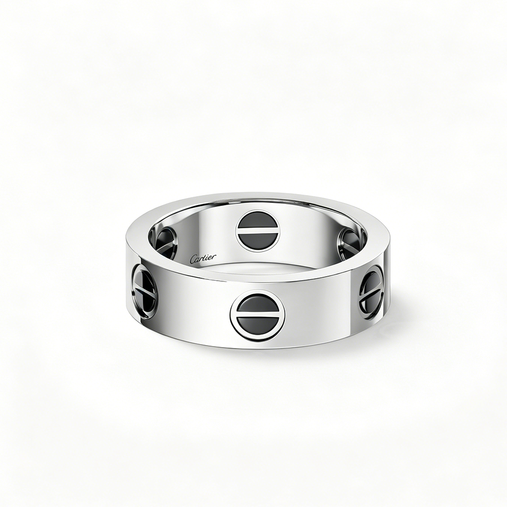 [Amore Jewelry]LOVE RING 5.5MM NO DIAMONDS  CERAMIC