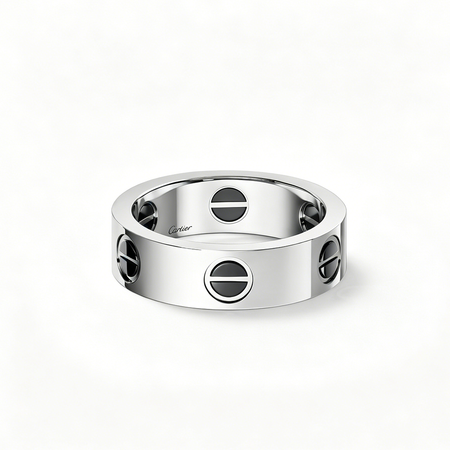 [Amore Jewelry]LOVE RING 5.5MM NO DIAMONDS  CERAMIC