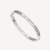 [Amore Jewelry]ZERO 1 SPIRAL LOGO SILVER BRACELET