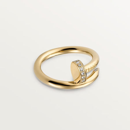 [Amore Jewelry]JUSTE RING 2.6MM HALF DIAMOND