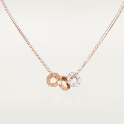 [Amore Jewelry]LOVE 6 DIAMOND PENDANT NECKLACE
