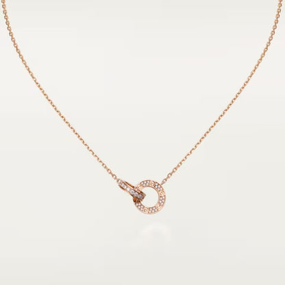 [Amore Jewelry]LOVE  FULL DIAMOND PENDANT NECKLACE