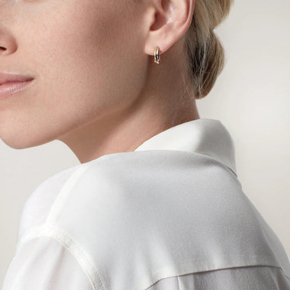 [Amore Jewelry]TRINITY ON DIAMOND MINI EARRINGS