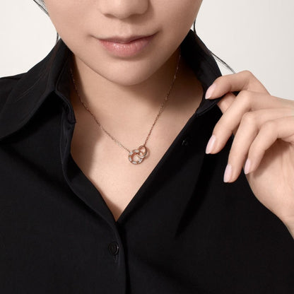 [Amore Jewelry]LOVE  FULL DIAMOND PENDANT NECKLACE