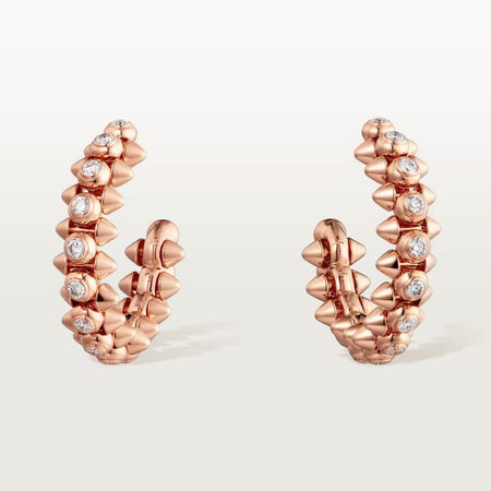 [Amore Jewelry]CLASH FULL DIAMOND MEDIUM EARRINGS