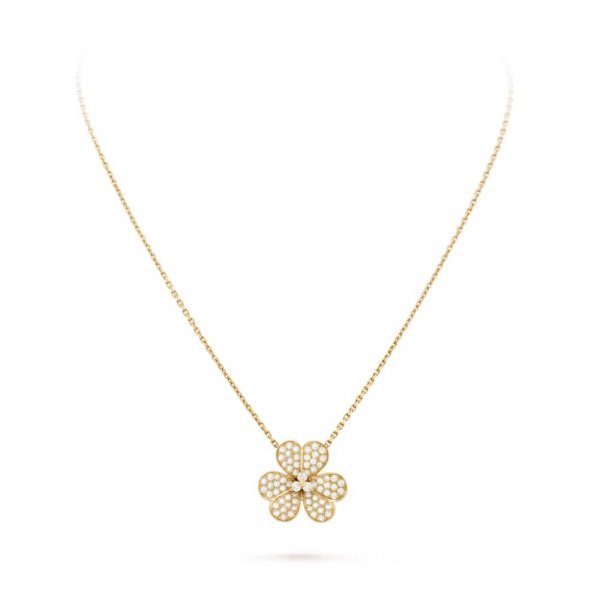 [Amore Jewelry]FLOWER DIAMOND NECKLACE