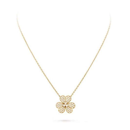 [Amore Jewelry]FLOWER DIAMOND NECKLACE