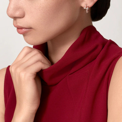 [Amore Jewelry]JUSTE FULL DIAMOND SMALL EARRINGS