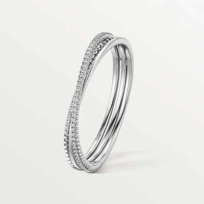 [Amore Jewelry]ETINCELLE HALF-PAVED DIAMOND BRACELET