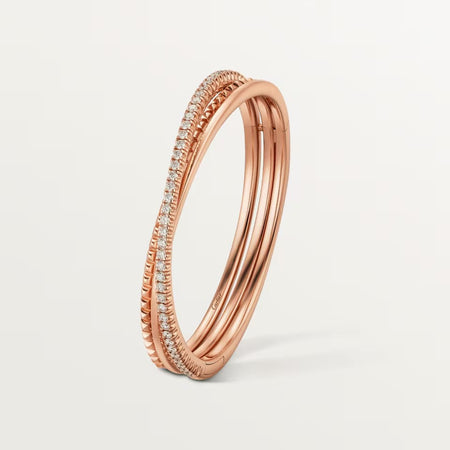 [Amore Jewelry]ETINCELLE HALF-PAVED DIAMOND BRACELET
