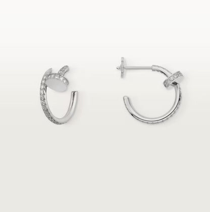 [Amore Jewelry]JUSTE FULL DIAMOND SMALL EARRINGS