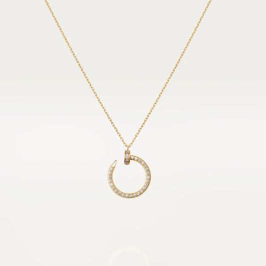 [Amore Jewelry]JUSTE NECKLACE GOLD DIAMONDS