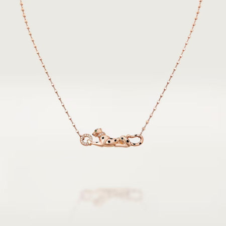 [Amore Jewelry]PANTHERE FULL DIAMOND NECKLACE