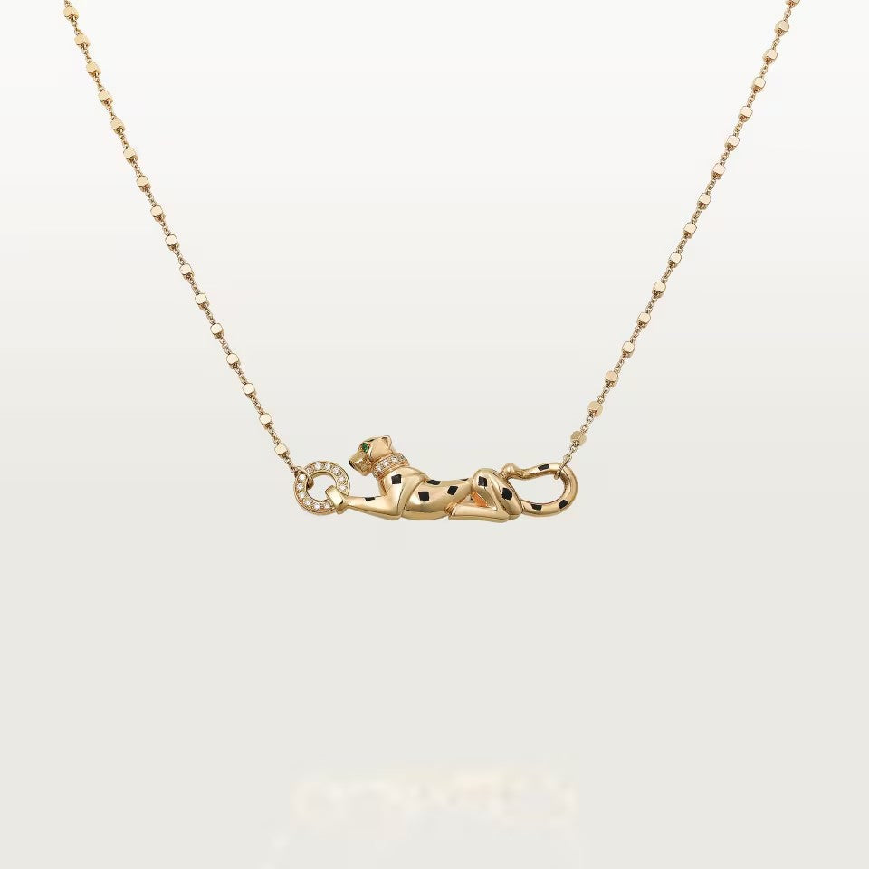 [Amore Jewelry]PANTHERE FULL DIAMOND NECKLACE