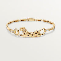 [Amore Jewelry]PANTHERE HALF DIAMOND ON CHAIN BRACELET