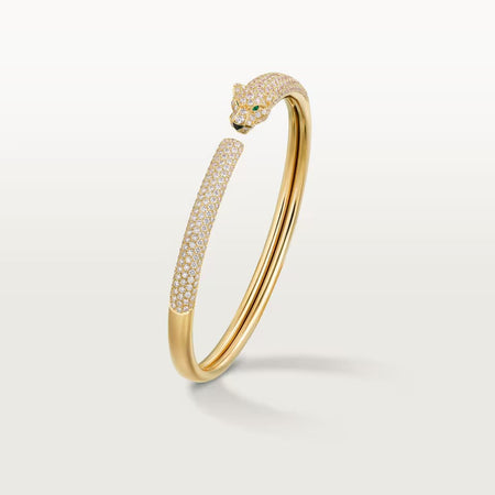 [Amore Jewelry]PANTHERE FULL DIAMOND OPEN BRACELET