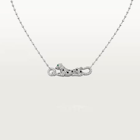 [Amore Jewelry]PANTHERE PAVED DIAMOND NECKLACE