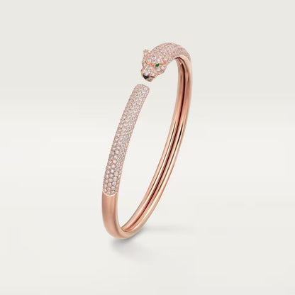 [Amore Jewelry]PANTHERE FULL DIAMOND OPEN BRACELET