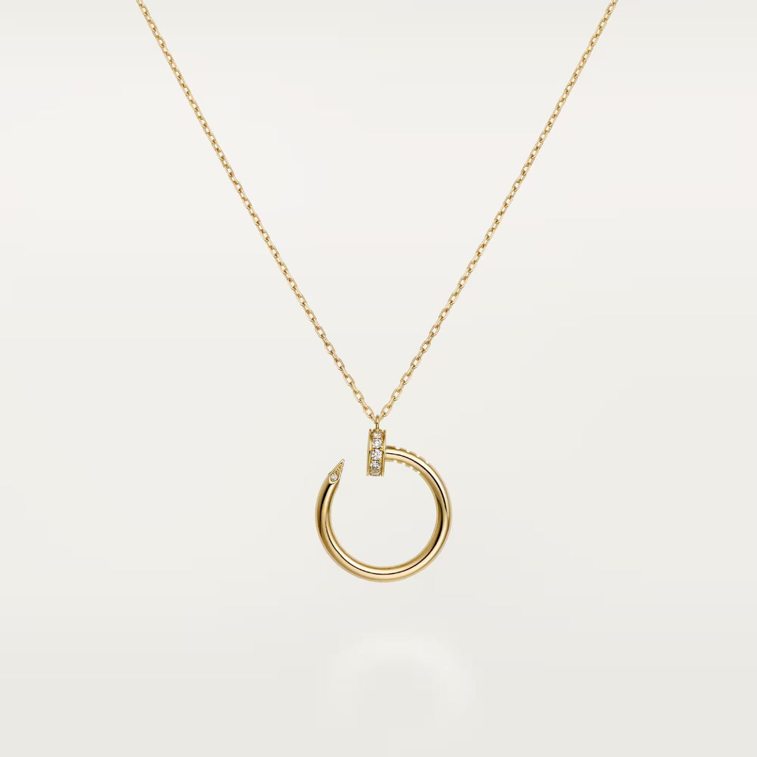 [Amore Jewelry]JUSTE NECKLACE HALF DIAMOND
