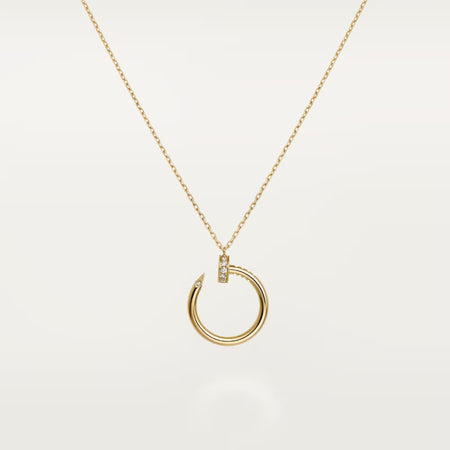 [Amore Jewelry]JUSTE NECKLACE HALF DIAMOND