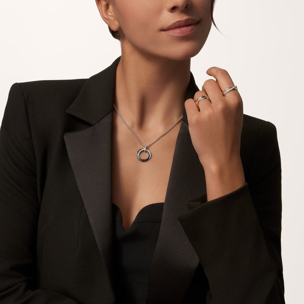 [Amore Jewelry]TRINITY CERAMIC NECKLACE