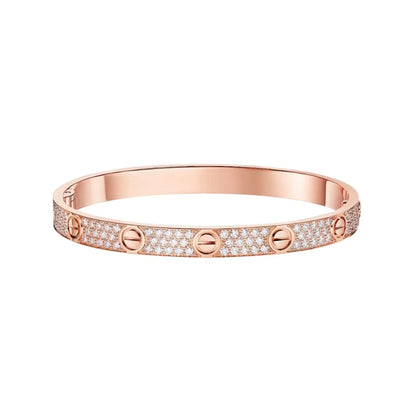 [Amore Jewelry]LOVE BRACELET 6.1MM DIAMOND-PAVED