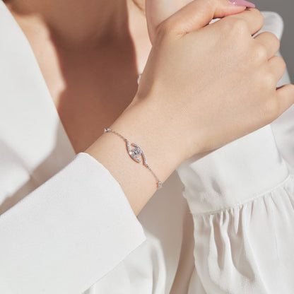 [Amore Jewelry]Lucky Eye Pave-Set Diamond Bracelet