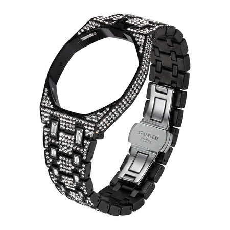 Royal Oak Pop Exclusive Bioceramic Case & Bioceramic Strap Full Diamond