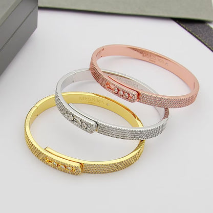 [Amore Jewelry]Move Noa Full Pavé Diamond Bangle Bracelet