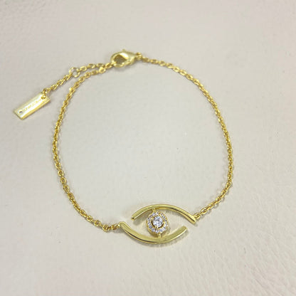 [Amore Jewelry]Lucky Eye Pave-Set Diamond Bracelet