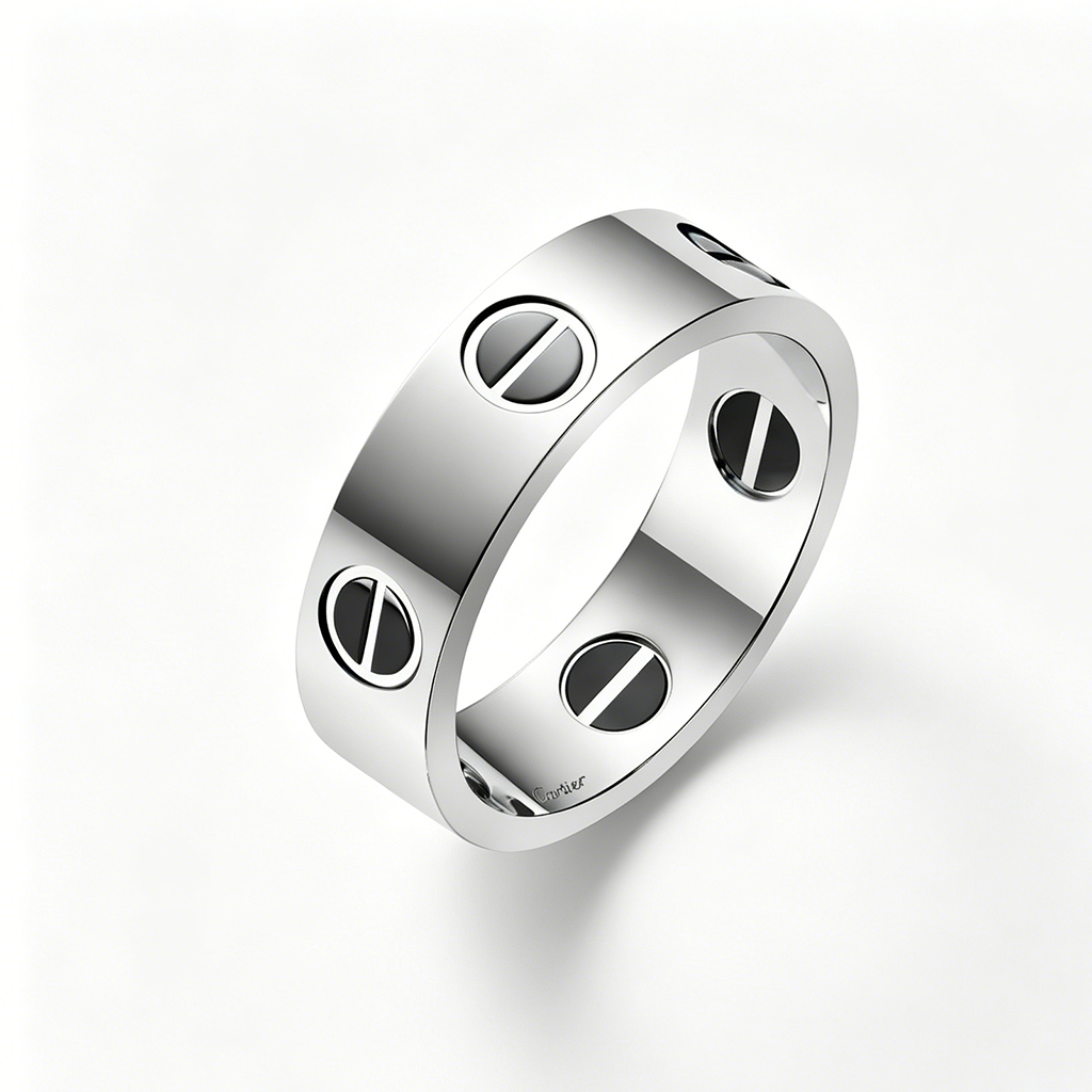 [Amore Jewelry]LOVE RING 5.5MM NO DIAMONDS  CERAMIC